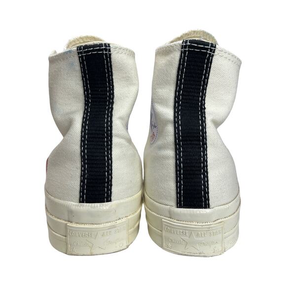 Comme des Garçons PLAY Red Heart Converse Chuck Taylor High Top Unisex M6/W8 - Picture 7 of 11